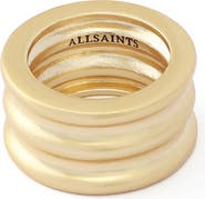 AllSaints Multi Tube Ring