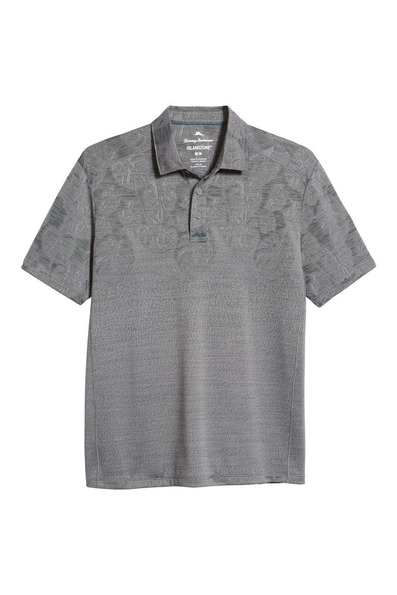 Palm Coast Tropic Fade Polo, Alternate, color, ONYX