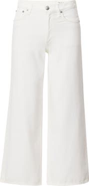 rag & bone Andi High Waist Ankle Wide Leg Jeans