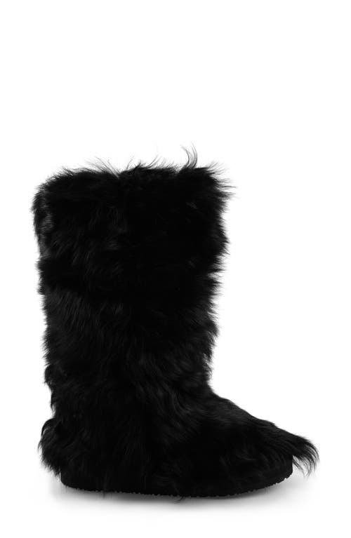 Zigi Raylynn Faux-fur Tall Boot In Black
