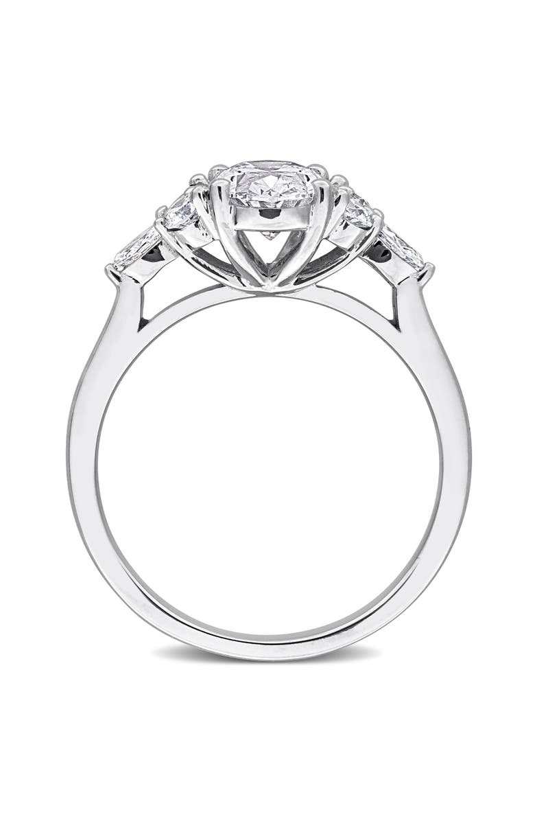 Julianna B. 1-5/8 CTW Lab-Grown Diamond Cluster Ring 14k, Alternate, color, 