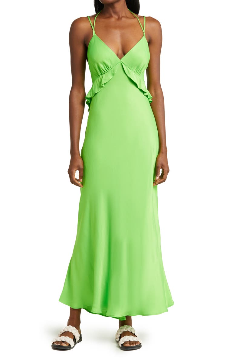 FARM Rio Ruffle Midi Dress, Main, color,