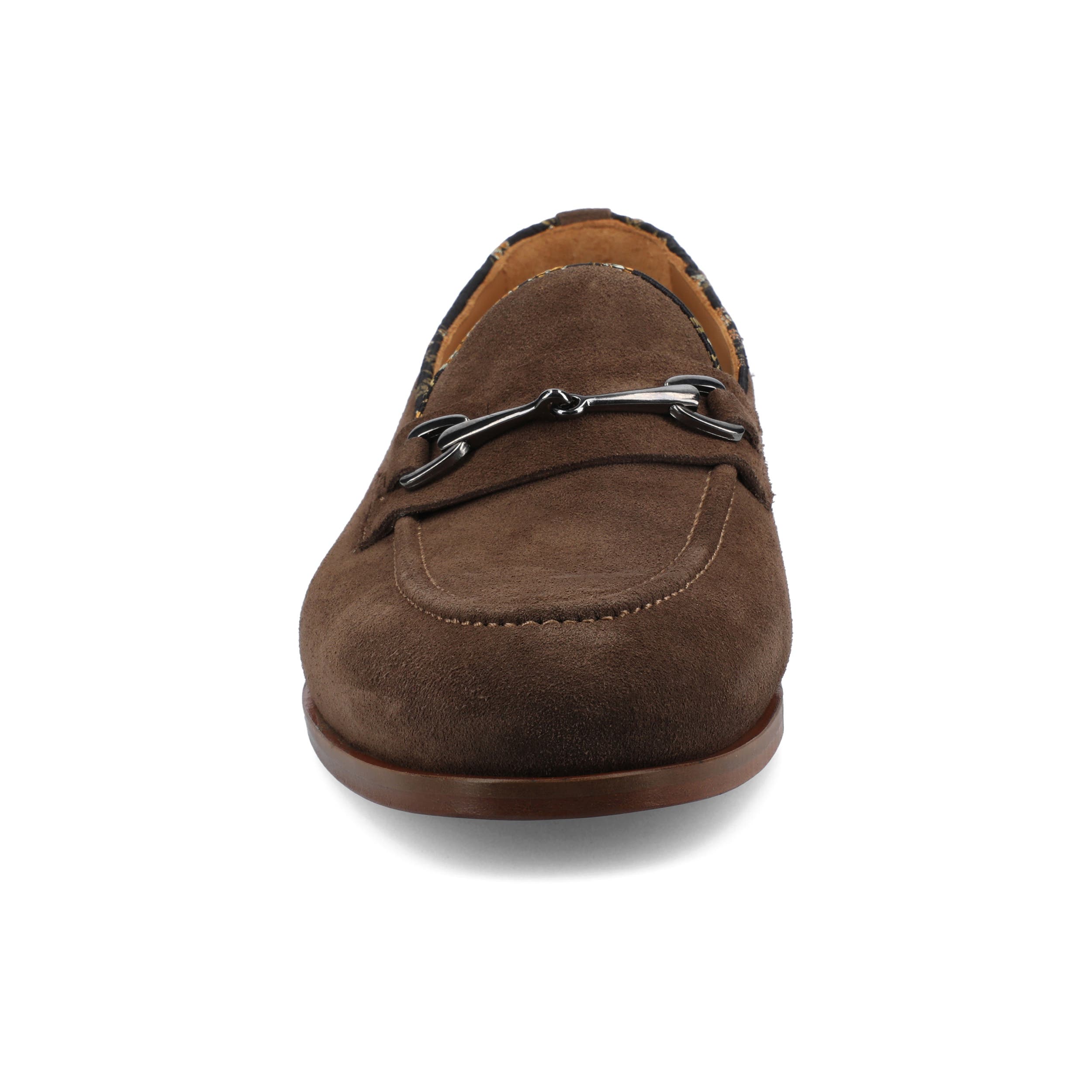 Men's Russell Bit Loafer, Alternate, color, Taupe/Suede