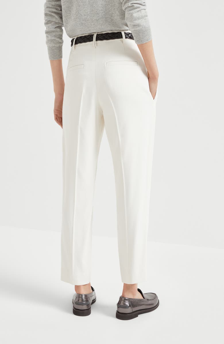 Brunello Cucinelli Slouchy trousers, Alternate, color, Milk