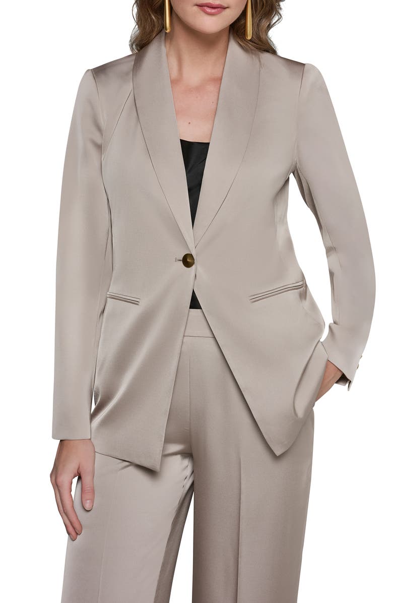 Donna Karan New York Shawl Collar Jacket, Main, color, Turin