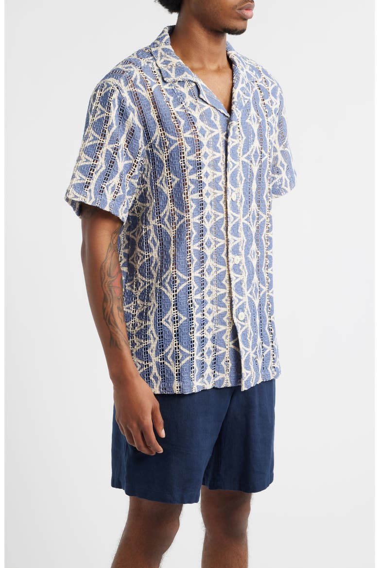 Arko Camp Shirt, Alternate, color, BLUE