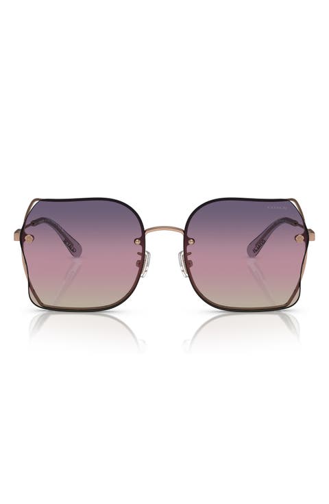 60mm Square Sunglasses