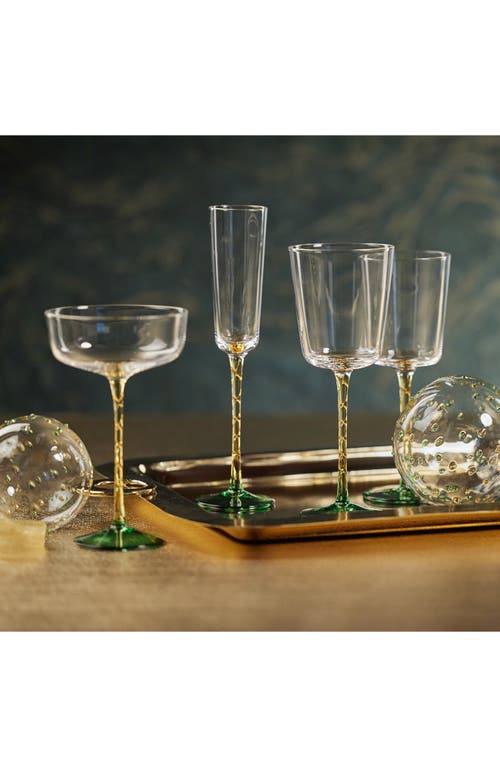 Zodax Sachi Set Of 4 White Wine Glasses