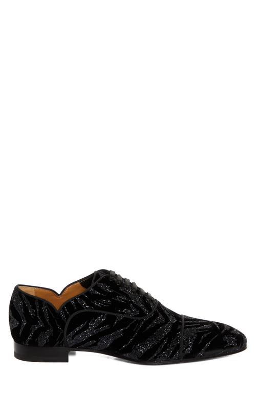 Christian Louboutin Greggy Chick Cap Toe Oxford In Black