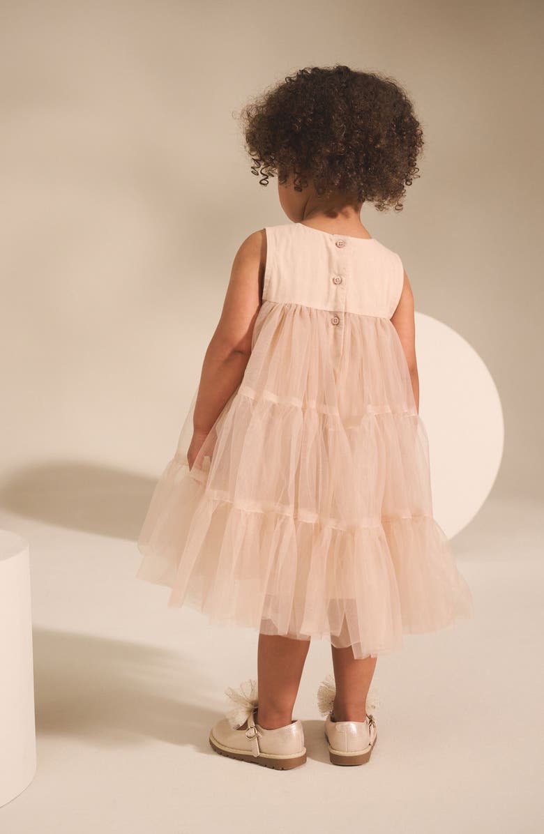 NEXT Kids' Sleeveless Tulle Dress, Alternate, color, Pink