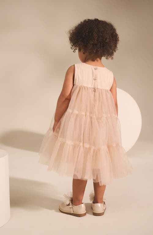 Next Kids' Sleeveless Tulle Dress In Pink