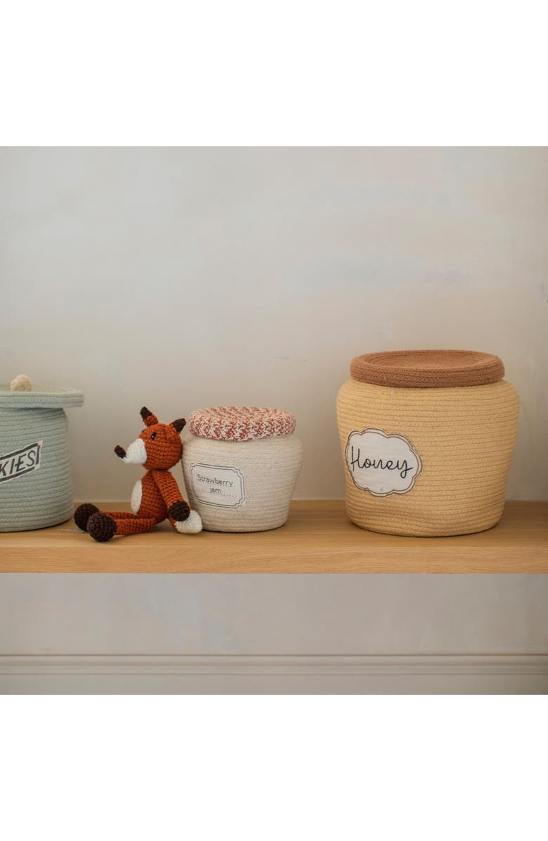 Lorena Canals Basket Honey Pot, Alternate, color, Honey, Toffee