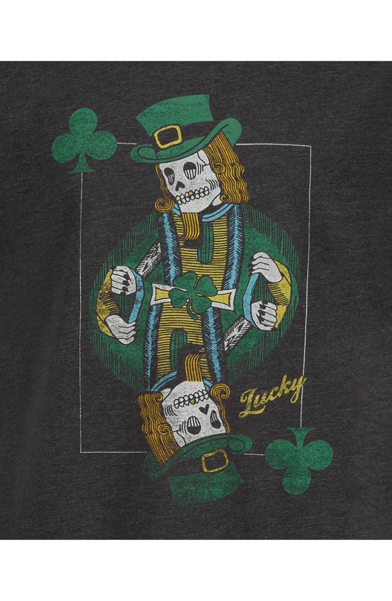 Lucky Brand Kids' Stay Golden Short Sleeve Graphic T-Shirt, Alternate, color, Charcoal