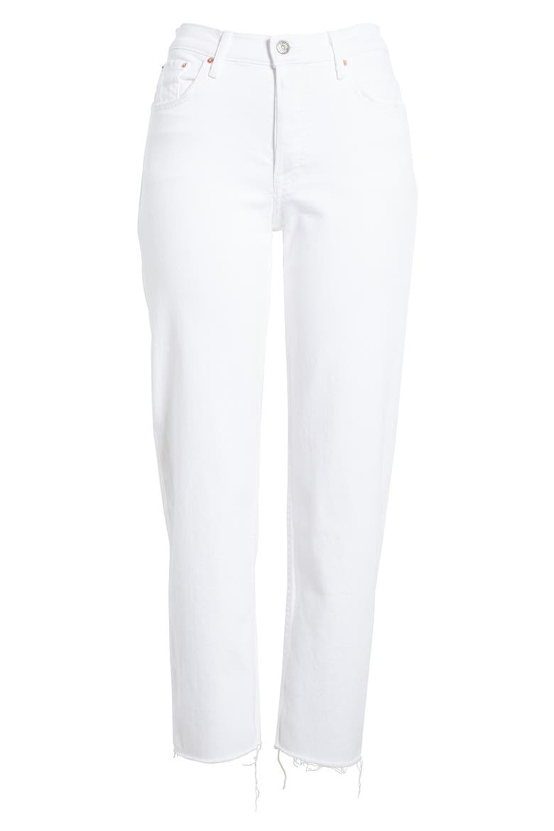 Helena High Waist Ankle Straight Leg Jeans, Alternate, color, BRONCO