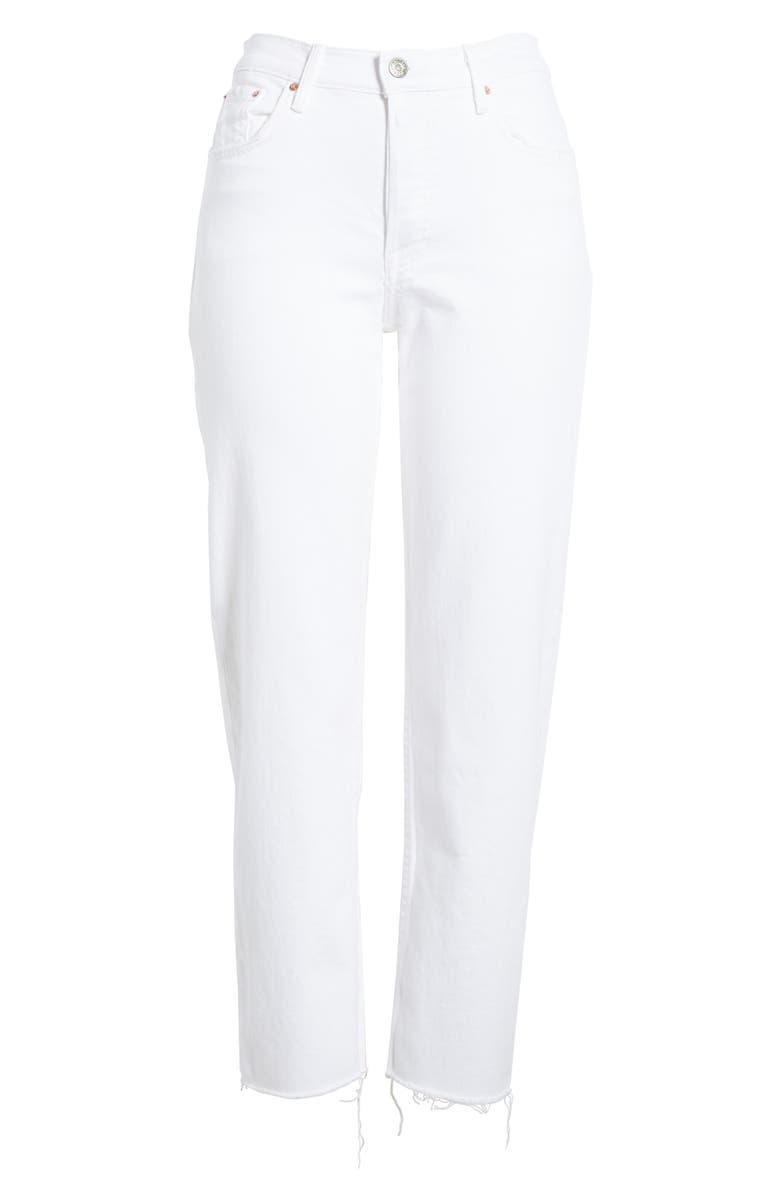 GRLFRND Helena High Waist Ankle Straight Leg Jeans, Alternate, color,