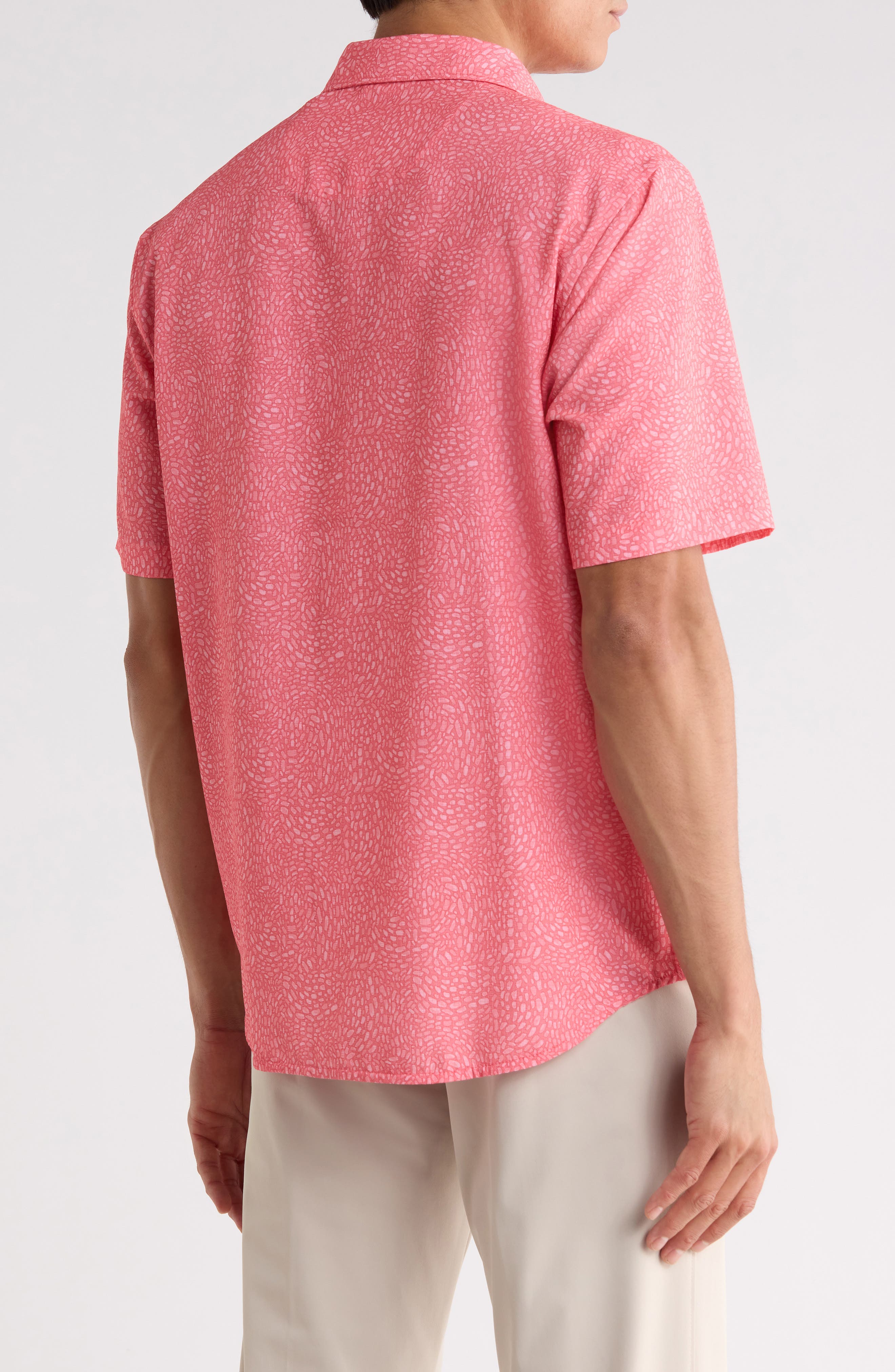 The Bahama Coast Dot Drift Short Sleeve Button-Up Shirt