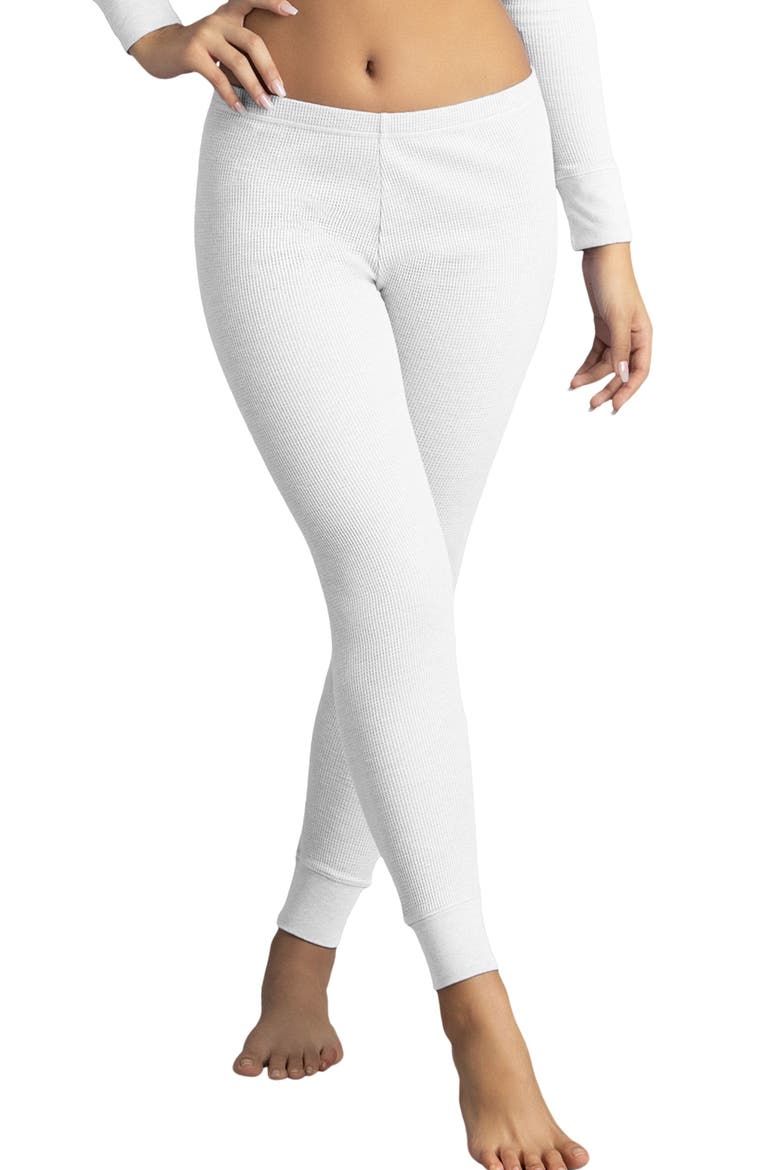 Women's Waffle Thermal Long John, Main, color, Glacier