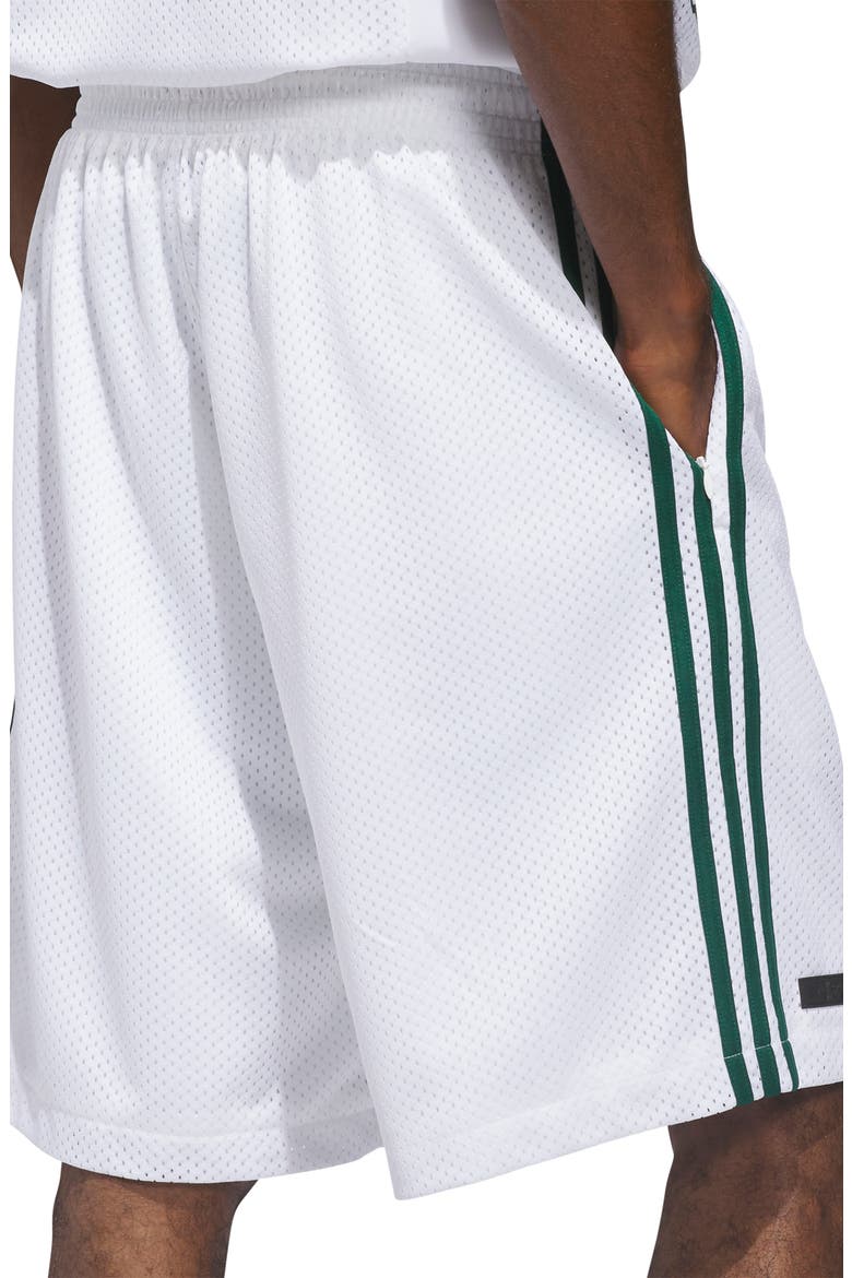Tyshawn Mesh Basketball Shorts, Alternate, color, WHITE