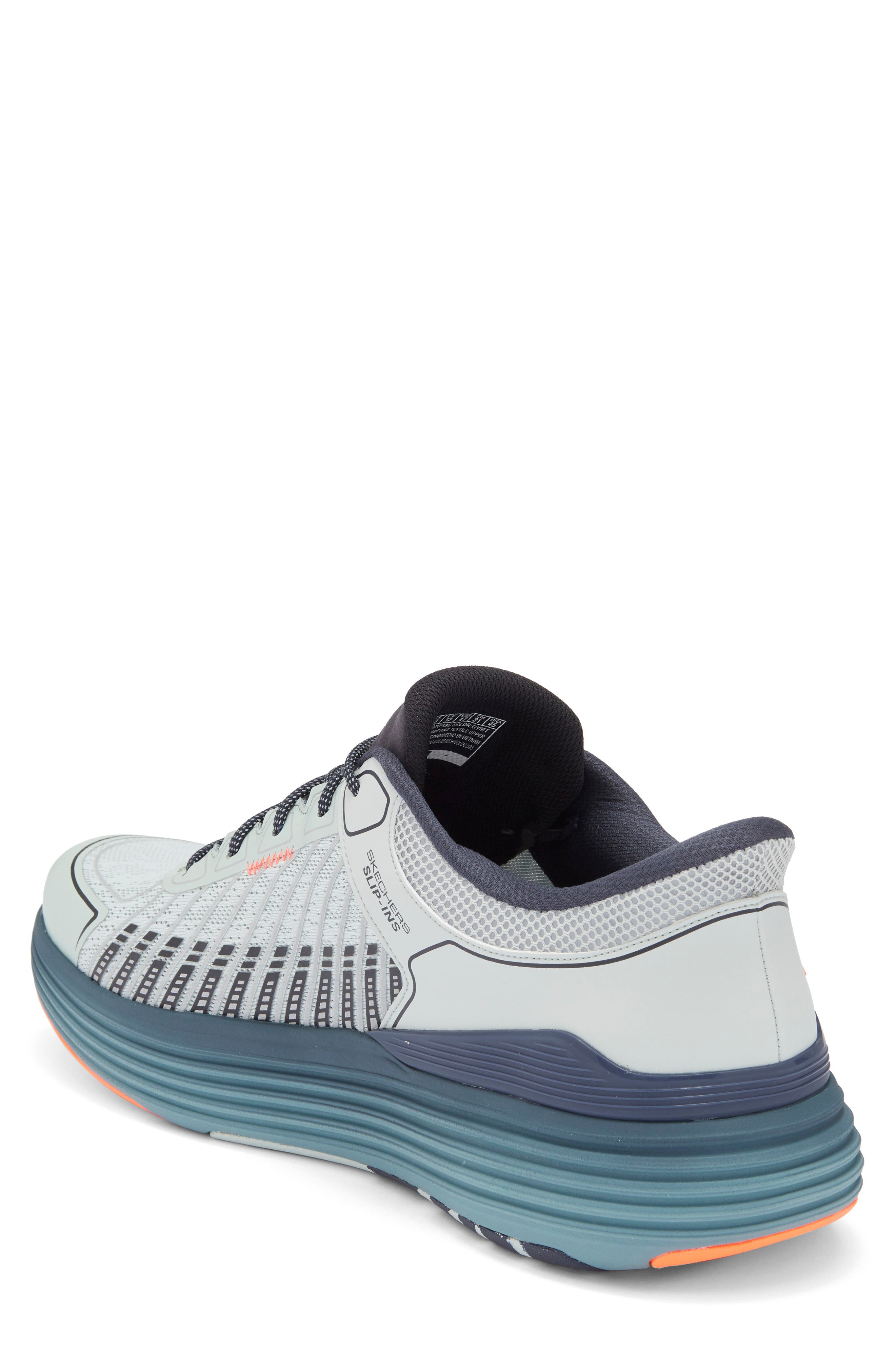 SKECHERS Slip-Ins<sup>™</sup> Go Run Nite Vizn Max Cushion Sneaker, Alternate, color, Gray Multi