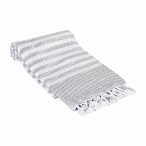 Olive & Linen Eversoft Turkish Towel in Light Gray  product