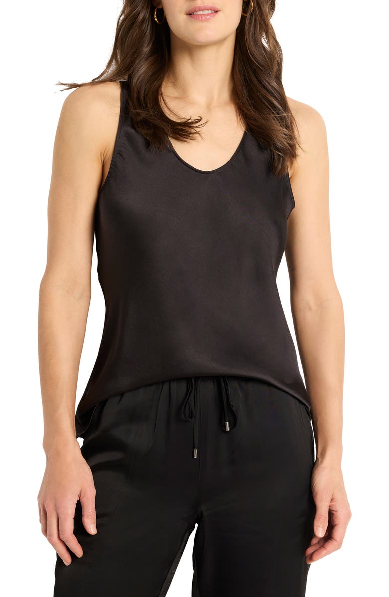 NIC+ZOE Day Gloss Woven Tank, Main, color, 
