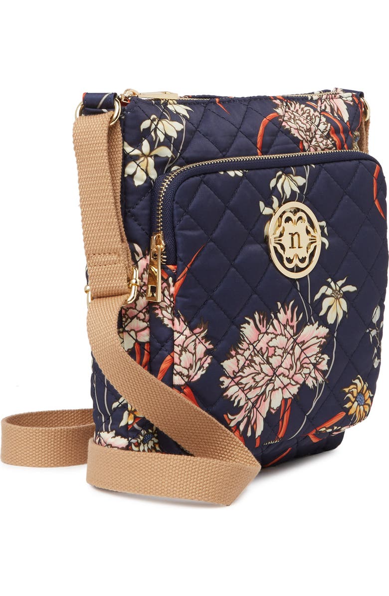 Nanette Lepore Floral Printed Washable Crossbody, Alternate, color,