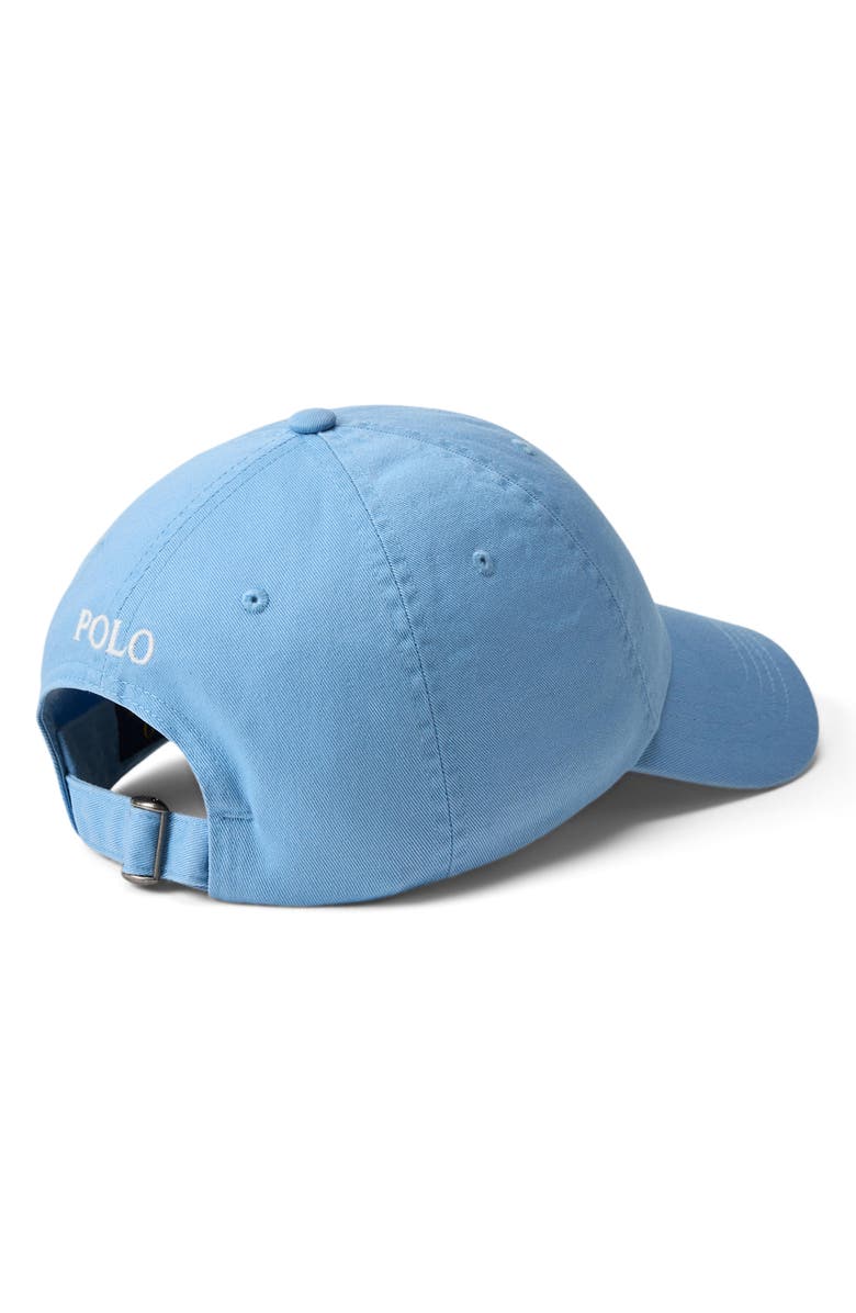 Polo Ralph Lauren The Iconic Cotton Chino Adjustable Ball Cap, Alternate, color, Bristol Blue W/ C1750
