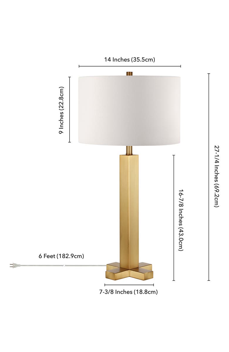 HUDSON AND CANAL Dunand Brass Table Lamp, Alternate, color, 