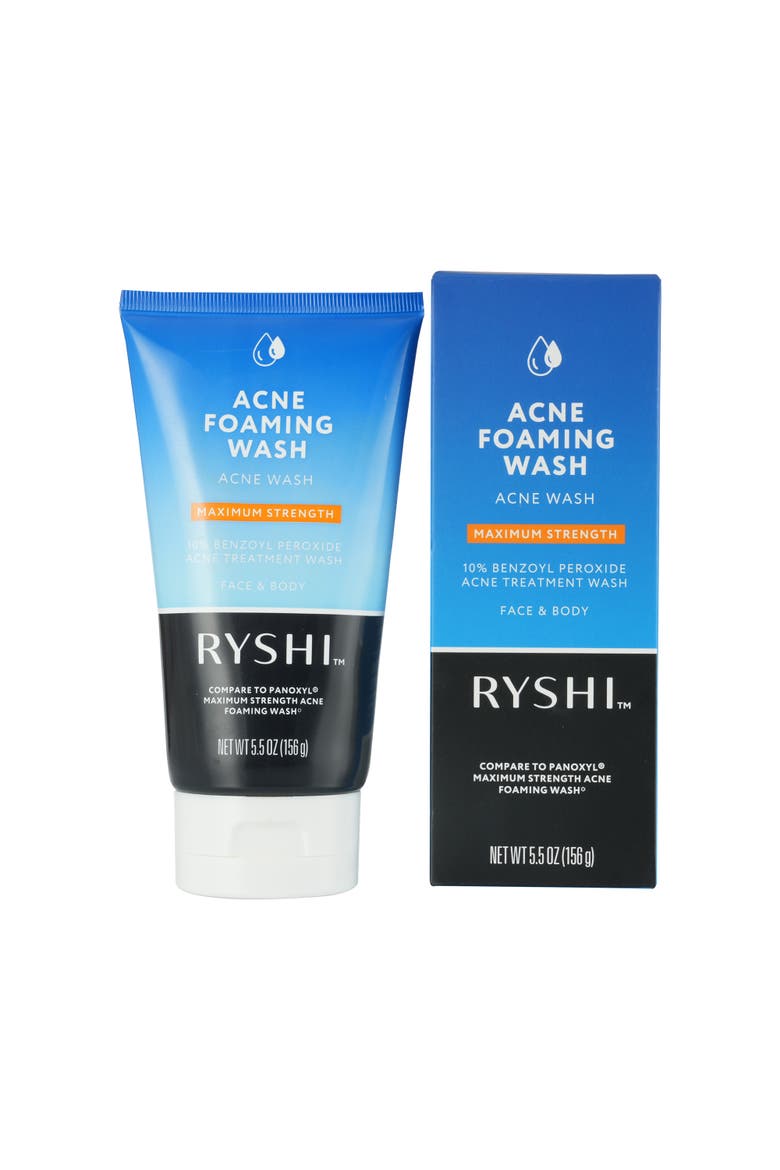 Acne Foaming Wash, Main, color, Blue