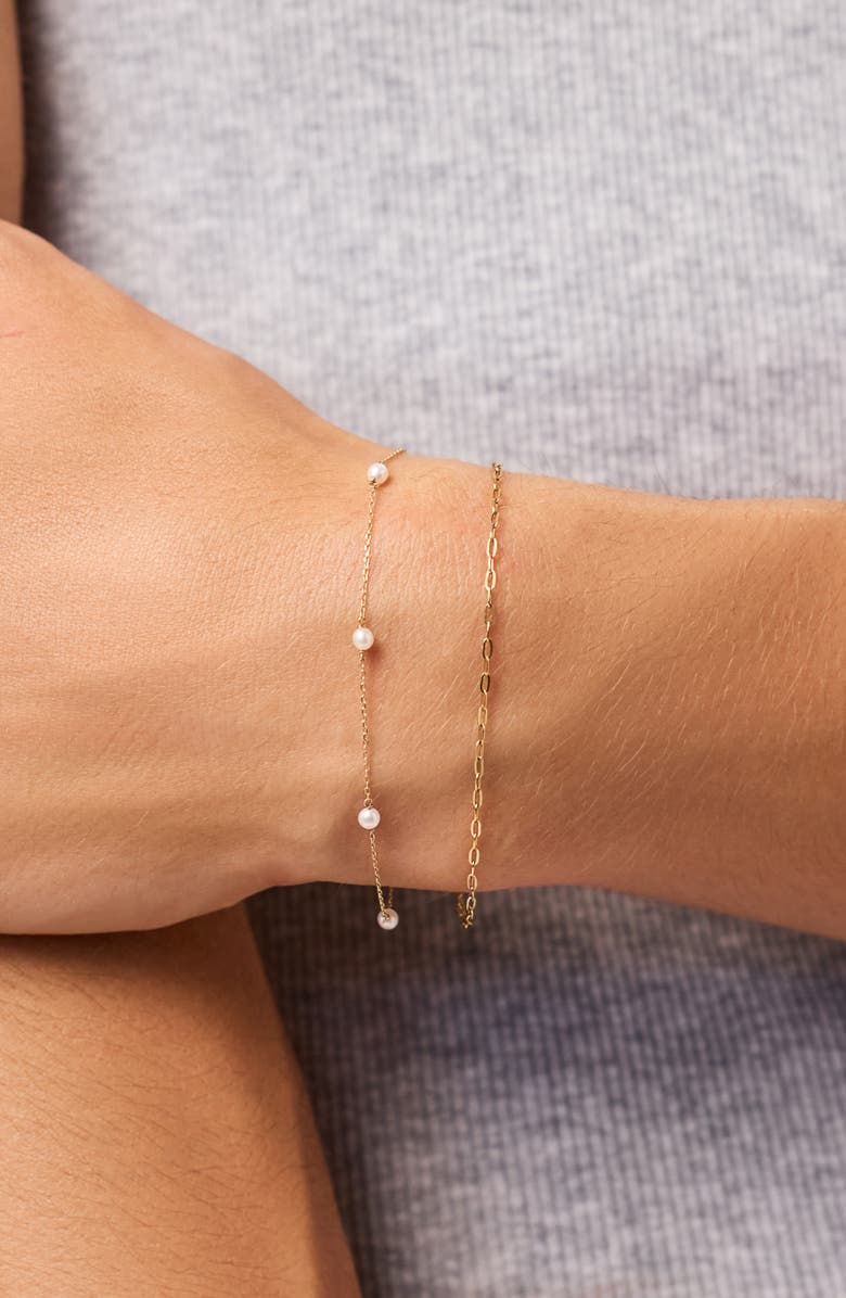 Ana Luisa Gold Pearl Bracelet - Pearl Bracelet Set, Alternate, color,