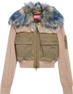 DIESEL® G-Ustav Mixed Media Jacket