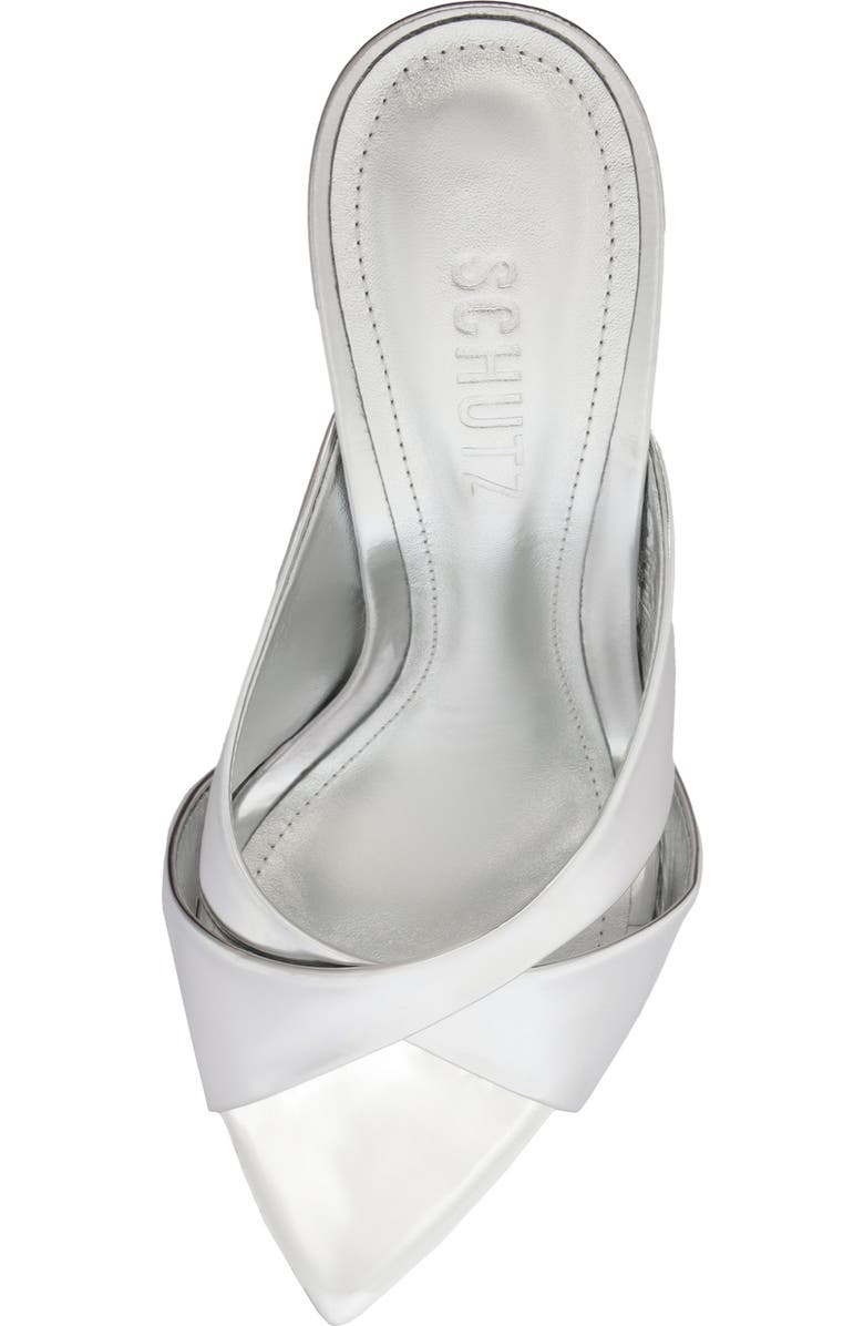 Schutz Maxine Mule, Alternate, color, Silver