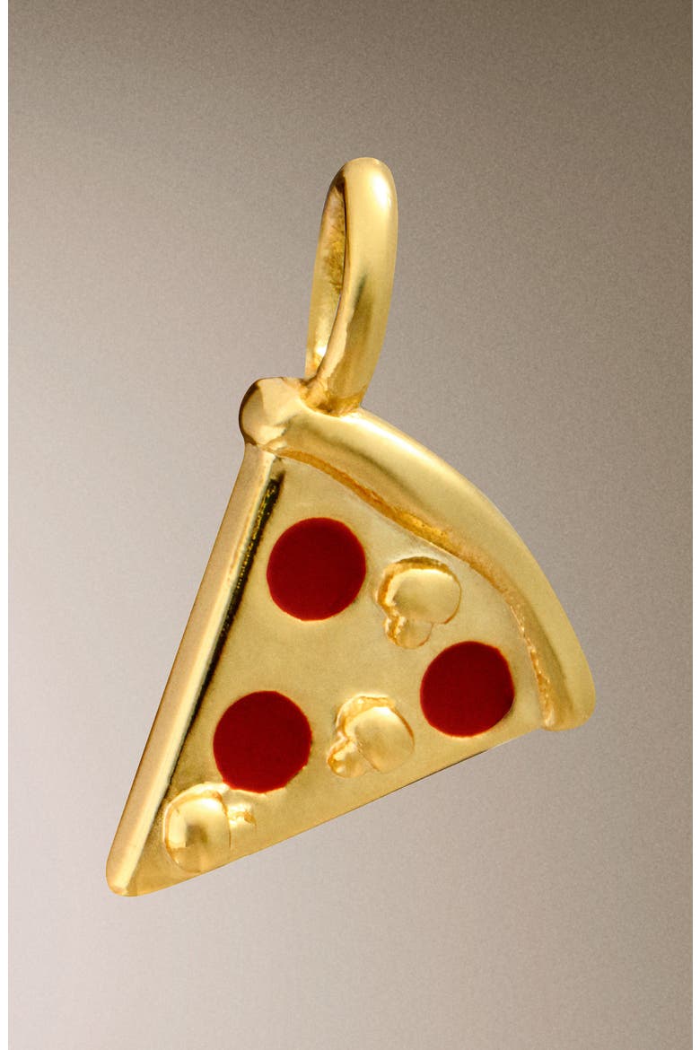 A Little Vibes 'Pizza Lovers' Club' Bracelet, Alternate, color, Gold Plated