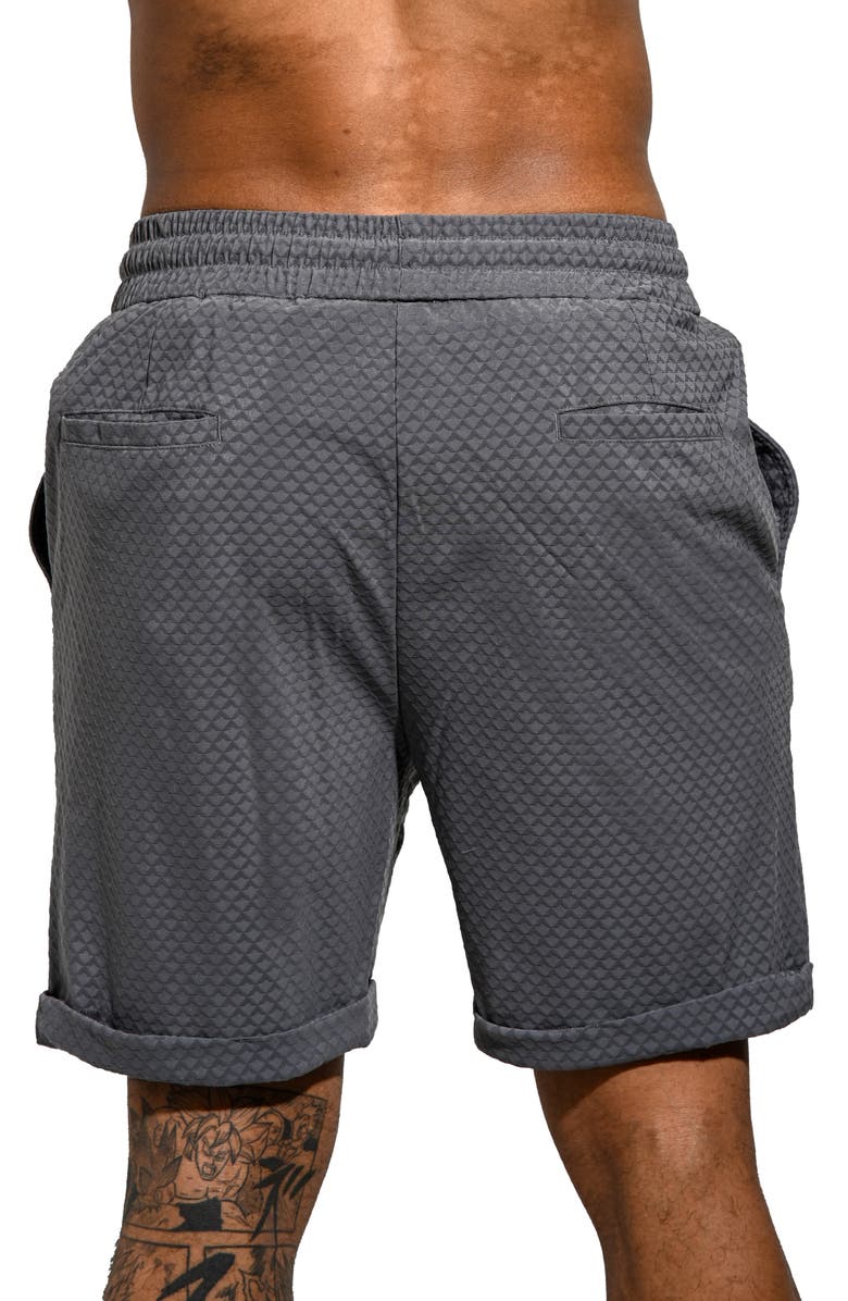 Maceoo Athgainsboro Cotton Blend Drawstring Shorts, Alternate, color, Grey