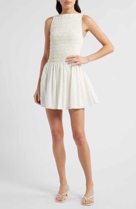 Faithfull the Brand Noa Smocked Minidress