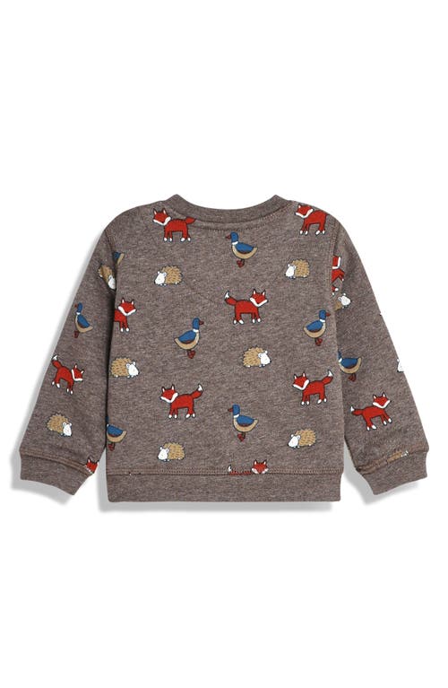 Jojo Maman Bébé Jojo Maman Bebe Woodland Friends Sweatshirt & Joggers Set In Mocha