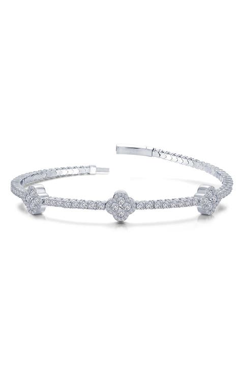 Good Luck Simulated Diamond Tennis Bracelet