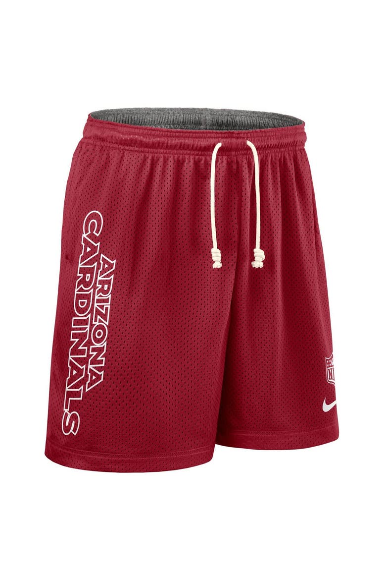 Men's Nike Cardinal Arizona Cardinals Sideline Reversible Performance Shorts, Alternate, color, Cardinal