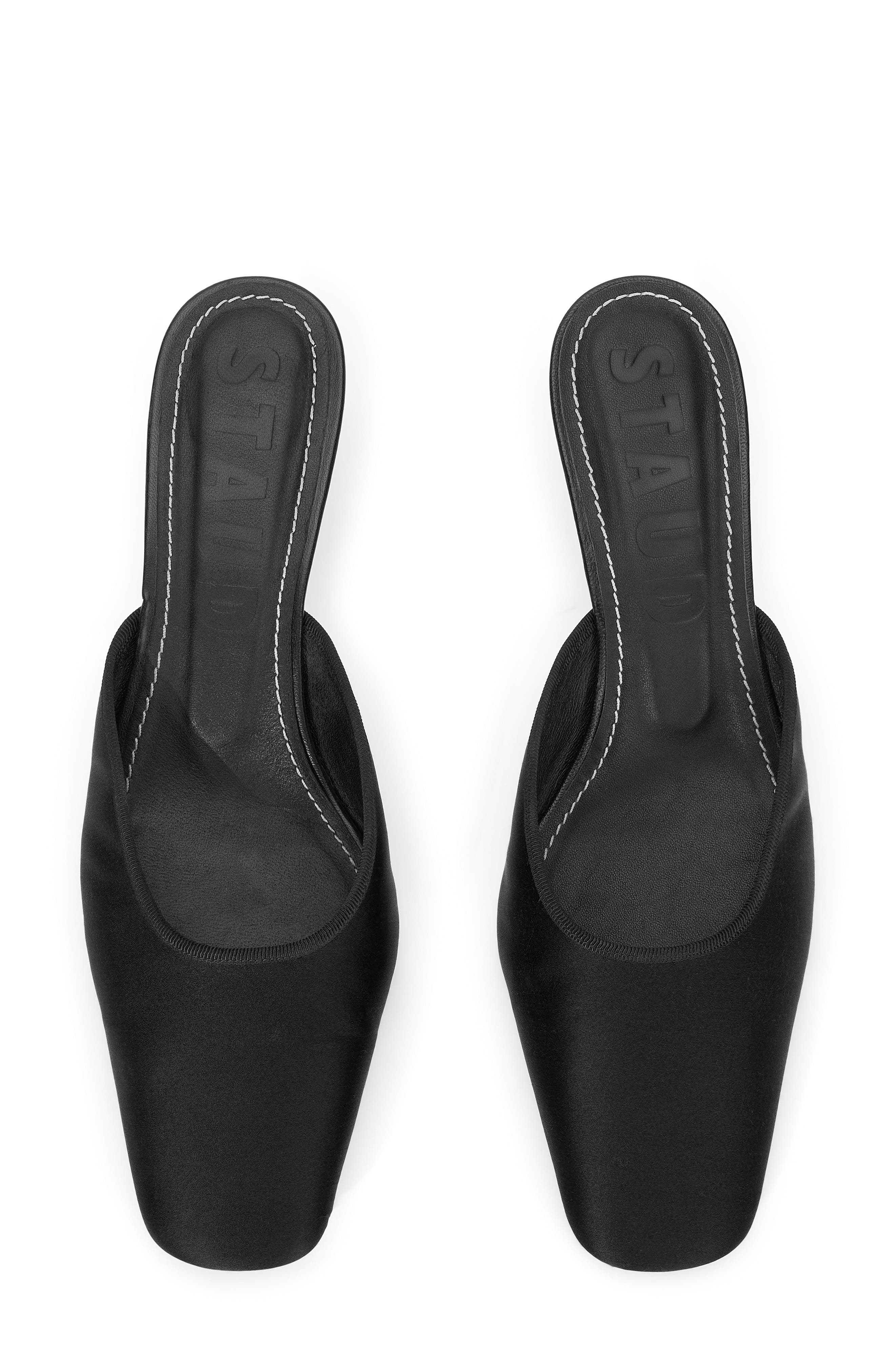 Otto Kitten Heel Mule, Alternate, color, BLACK