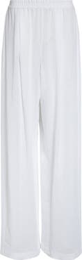 Michael Kors Collection Pleated Wide Leg Linen Pajama Pants