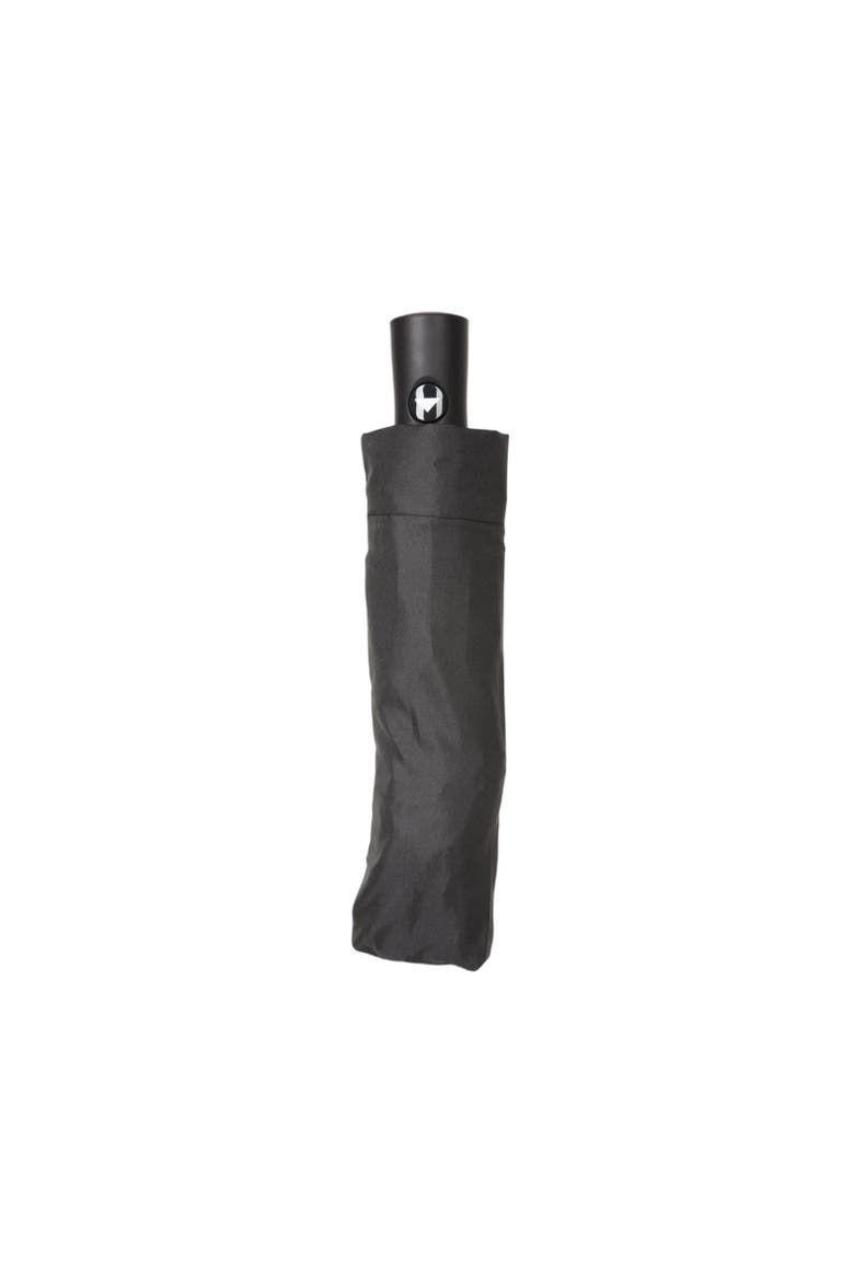 Mini Automatic Folding Umbrella, Alternate, color, Black
