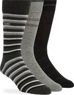 Michael Kors 3-Pack Colorblock Dress Socks