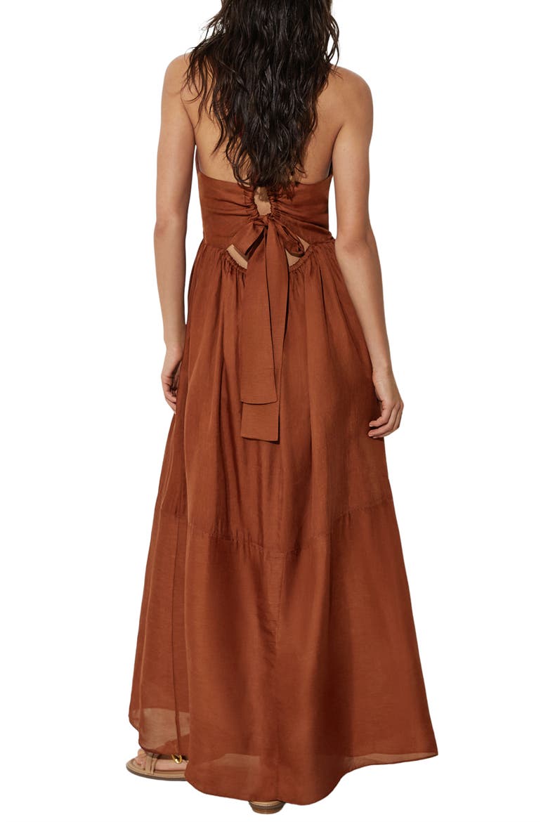 Alexia Cover-Up Dress, Alternate, color, TOFFEE BROWN