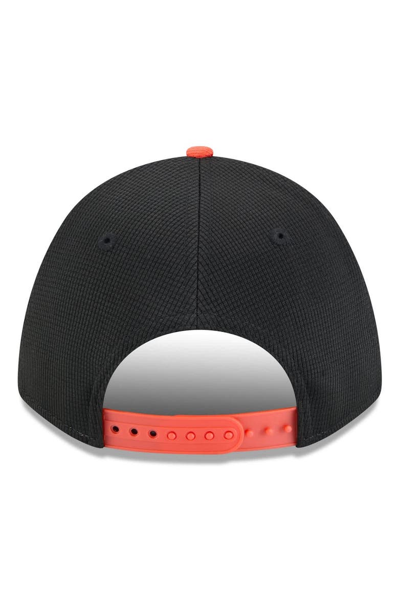 New Era Men's New Era  White/Orange Baltimore Orioles 2025 Batting Practice 9FORTY M-Crown Adjustable Hat, Alternate, color, White