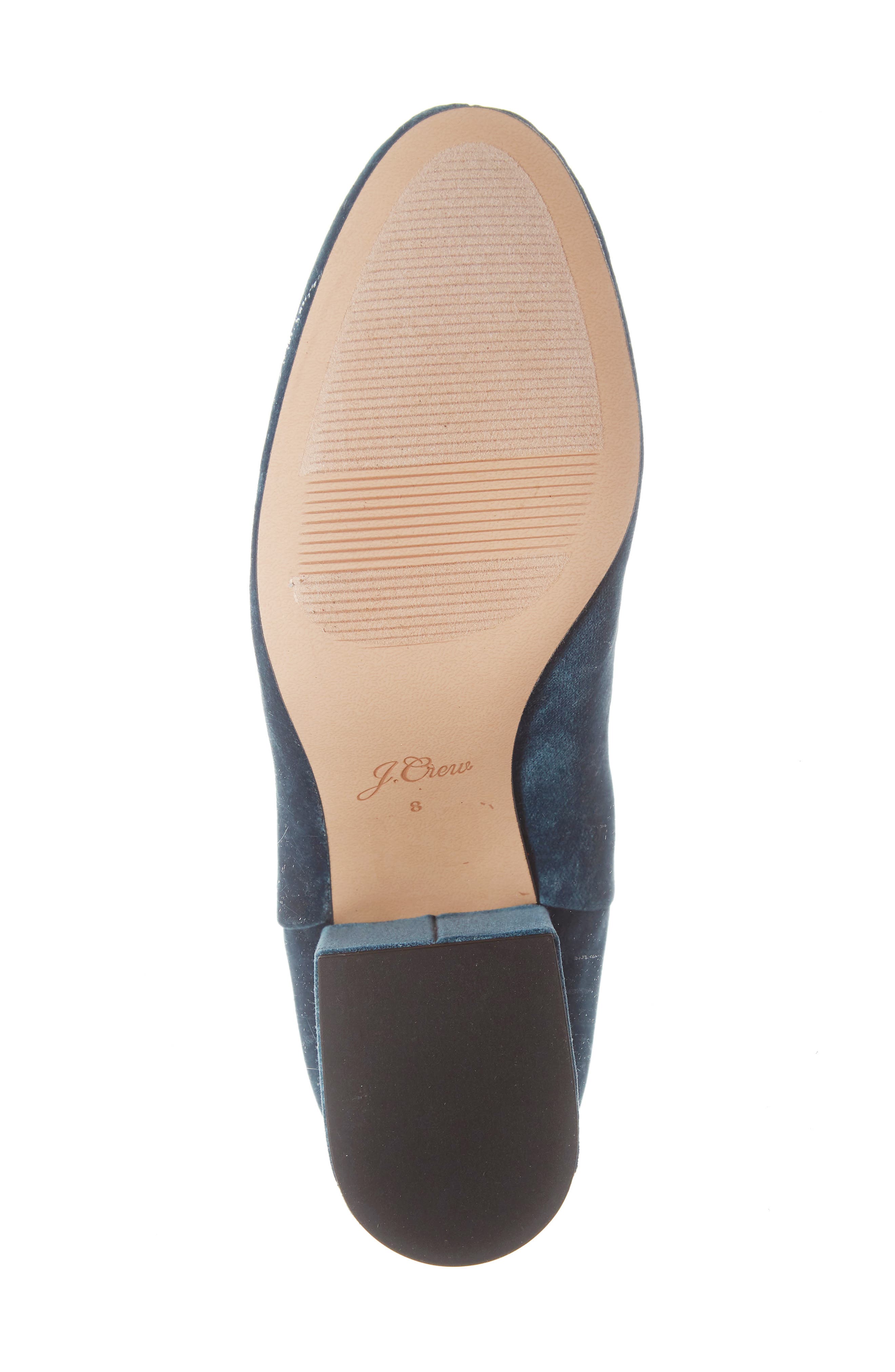 J.Crew Sadie Velvet Ankle Bootie, Alternate, color, 