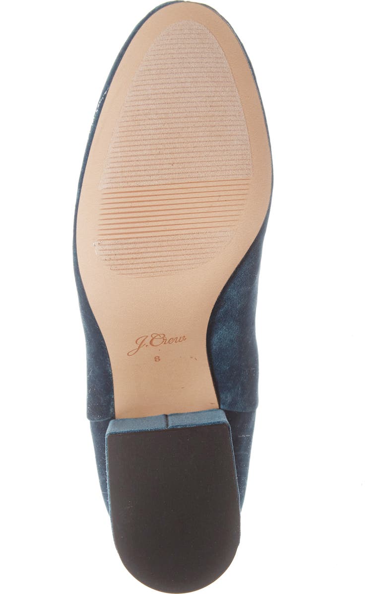 J.Crew Sadie Velvet Ankle Bootie, Alternate, color,