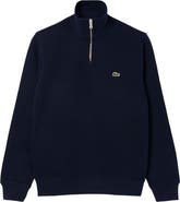 Lacoste Classic Fit Core Quarter Zip Pullover