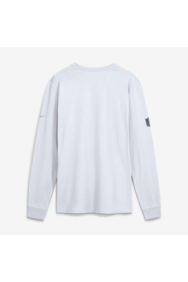 Men's Nike White Kansas City Chiefs Sideline Bold Arch Star Dri-FIT Long Sleeve T-Shirt, Alternate, color, White