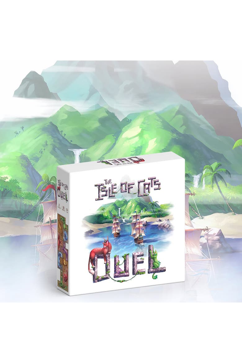 The Isle of Cats Duel Board Game, Alternate, color, Multicolored