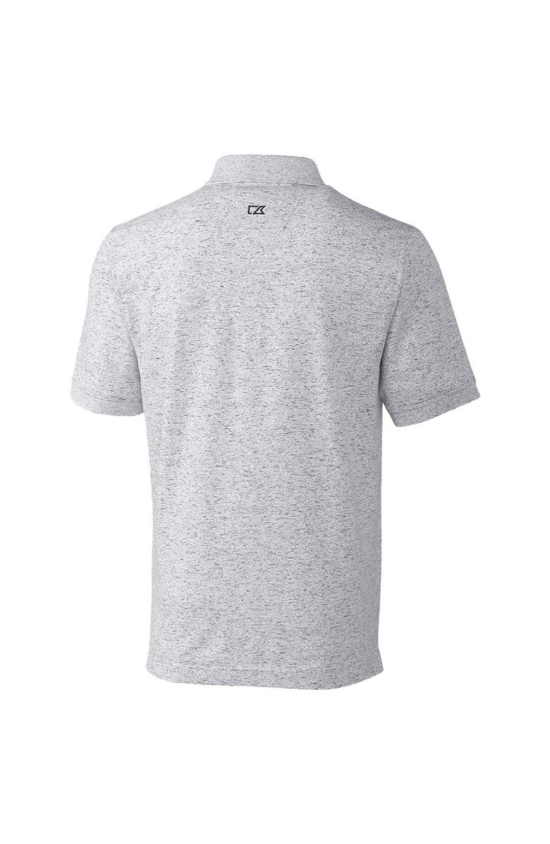 Cutter & Buck Men's Cutter & Buck Steel Texas Tech Red Raiders Advantage Space Dye Tri-Blend Polo, Alternate, color, Steel